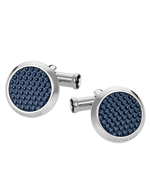 Mancuernillas Montblanc forma circular
