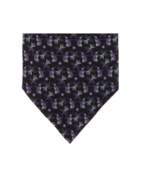 Corbata regular de seda gráfico para hombre 1