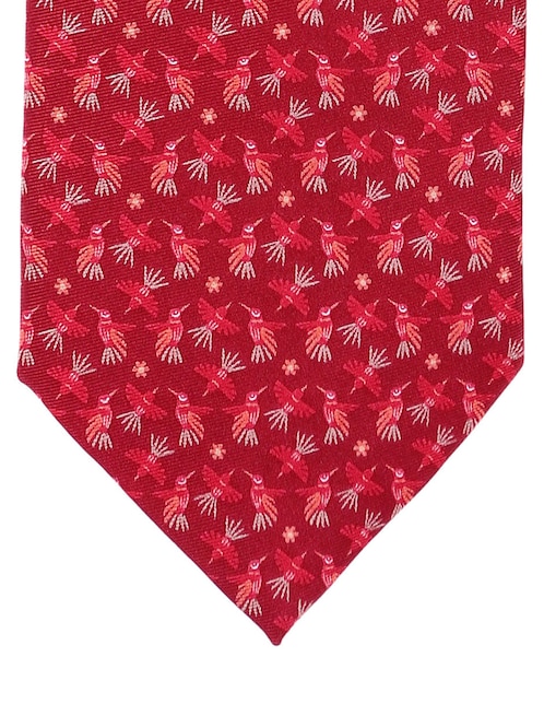Corbata regular de seda gráfico para hombre 1