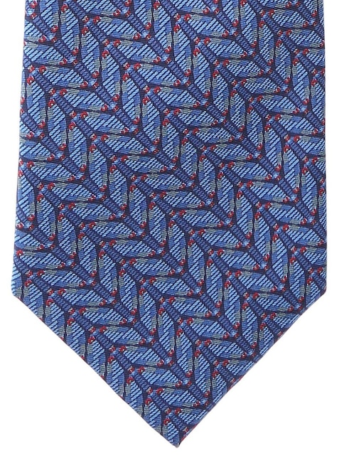 Corbata regular de seda gráfico para hombre 1