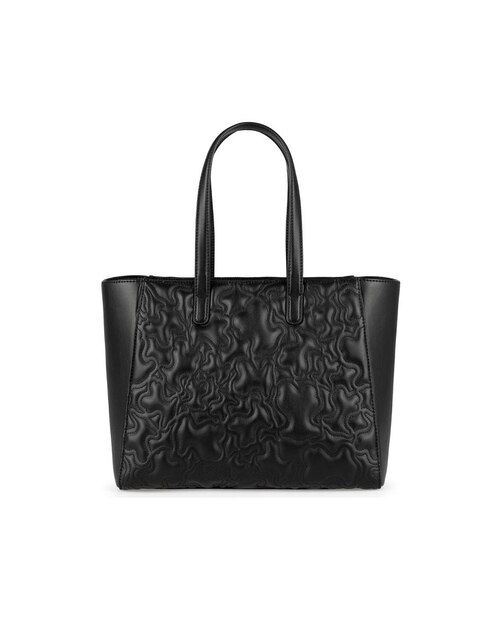 Bolsa tote Tous Kaos Capitone cierre negra texturizada en Liverpool