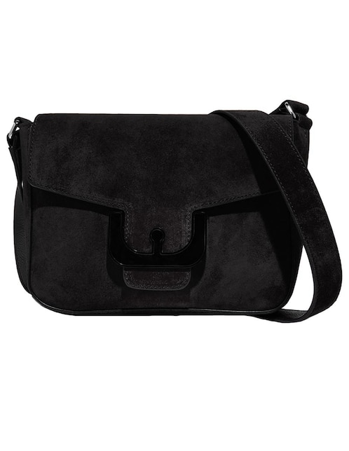 Bolsa crossbody Coccinelle piel broche negra en Liverpool