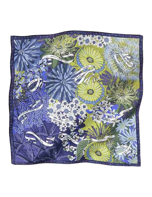 Mascada con estampado floral 1