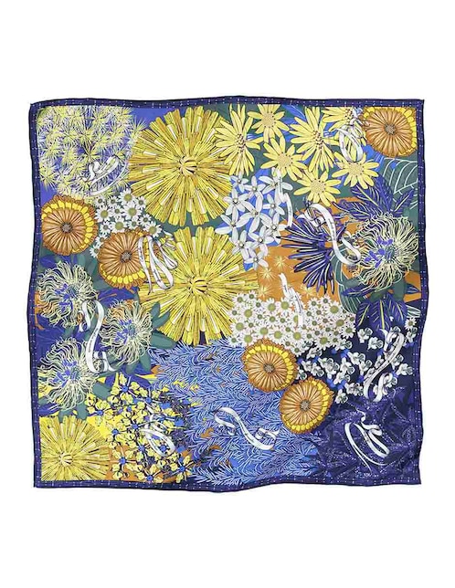 Mascada con estampado floral 1