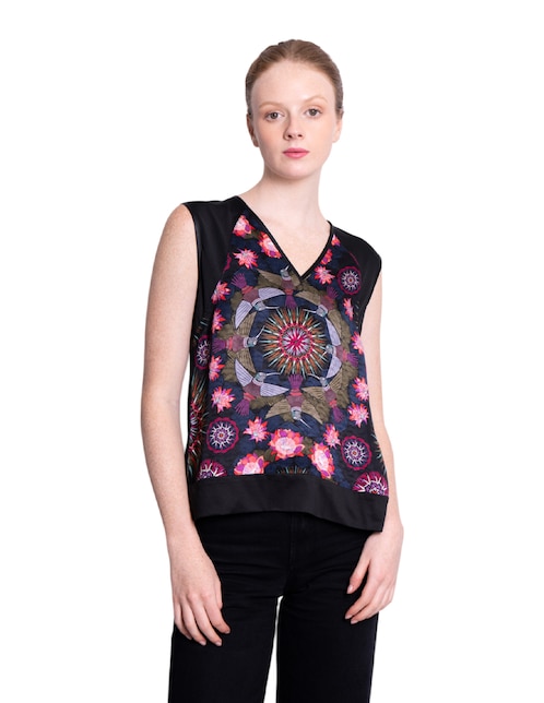 Blusa sin manga para mujer 1