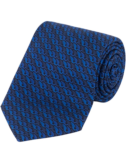 Corbata regular de seda gráfico para hombre 1