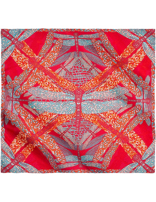 Mascada con estampado gráfico 1