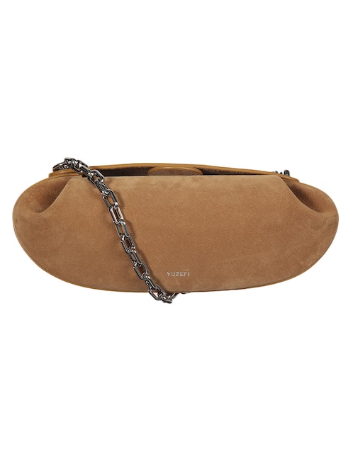 Bolsa shoulder de gamuza para mujer