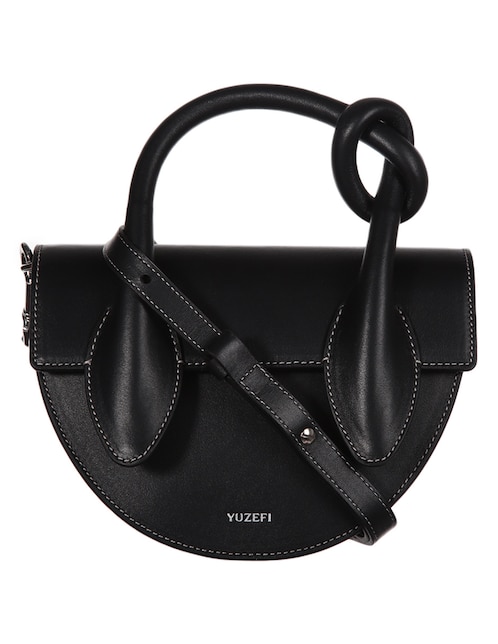Bolsa bowler de piel para mujer 1