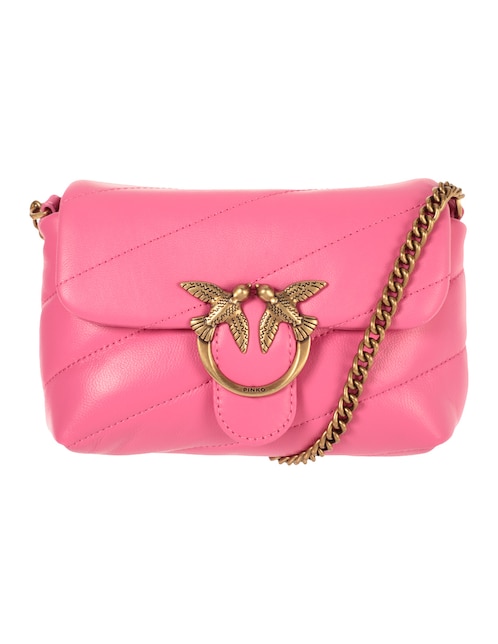Bolsa crossbody Pinko Love Baby Puff de piel para mujer