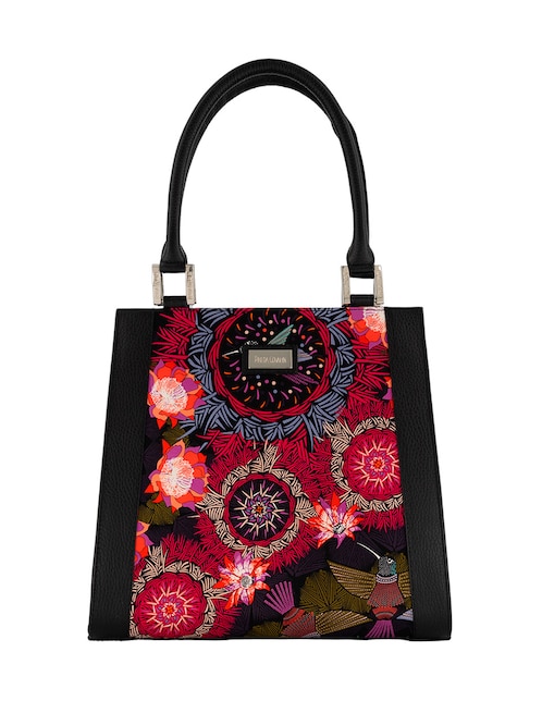 Bolsa satchel de seda para mujer 1