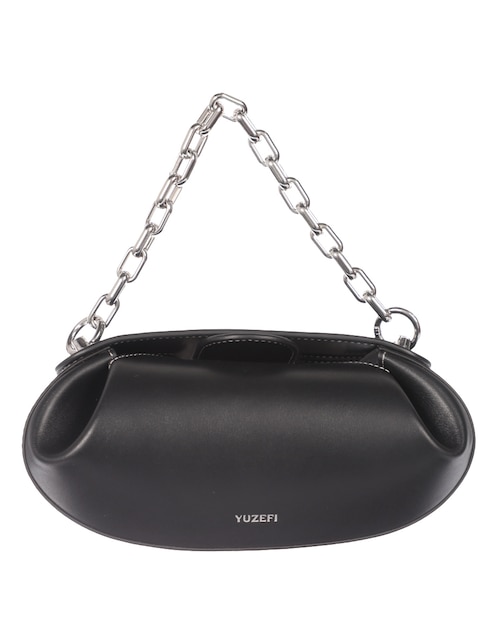 Bolsa satchel Dinner Roll de piel para mujer 1