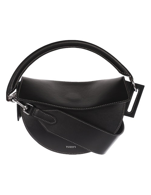Bolsa flap Dip de piel para mujer 1