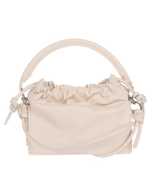 Bolsa bucket Mini Bom de piel para mujer 1