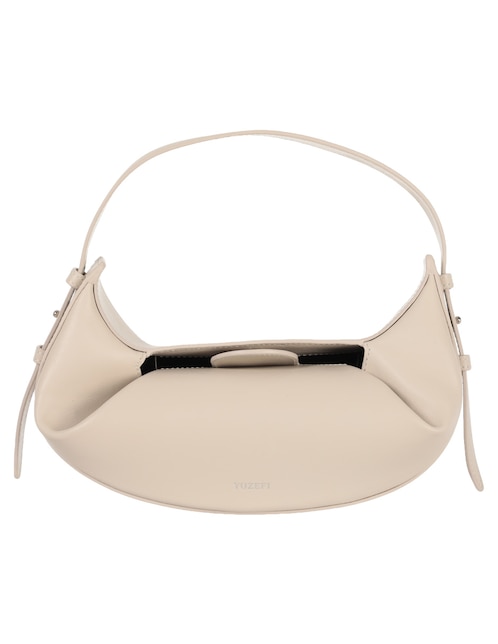 Bolsa flap Mini Fortune Cookie de piel para mujer 1