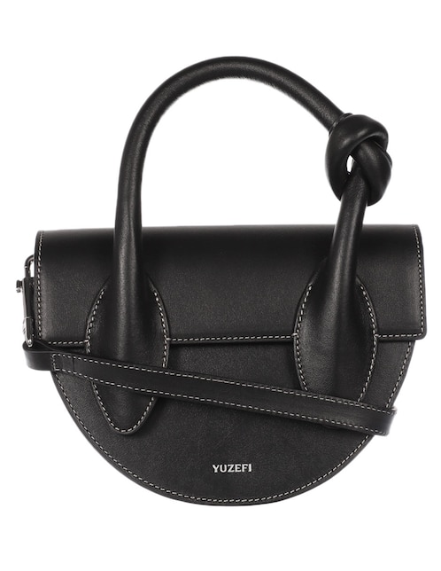 Bolsa flap Pretzel Sing 2 de piel para mujer 1