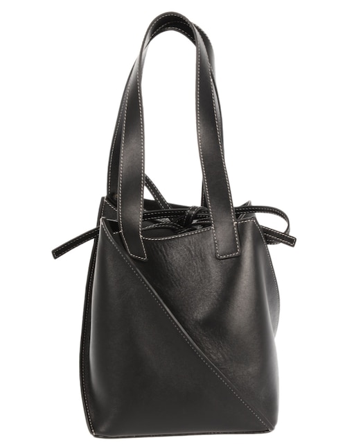Bolsa tote Small Swirl de piel para mujer 1