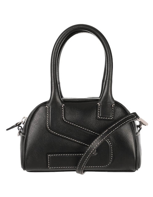 Bolsa bowler Charli de piel para mujer 1