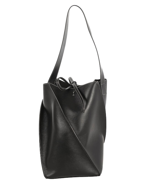 Bolsa tote Swirl de piel para mujer 1