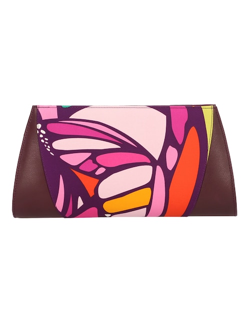 Bolsa clutch Pineda Covalin Mariposa de seda para mujer