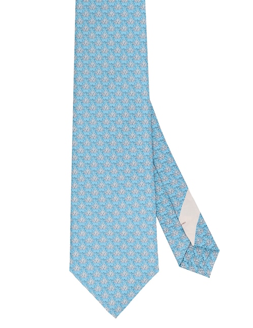Corbata Pineda Covalin regular de seda estampado gráfico para hombre