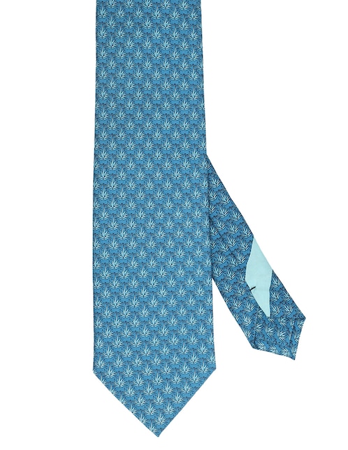 Corbata Pineda Covalin regular de seda estampado gráfico para hombre
