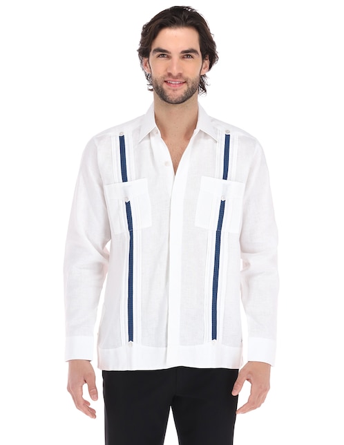 Guayabera manga larga Pineda Covalin para hombre