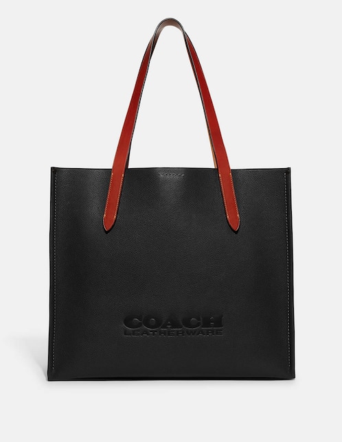 Bolsa tote Coach Pebbled Leather de piel para mujer