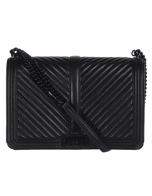 Bolsa flap de piel para mujer 1
