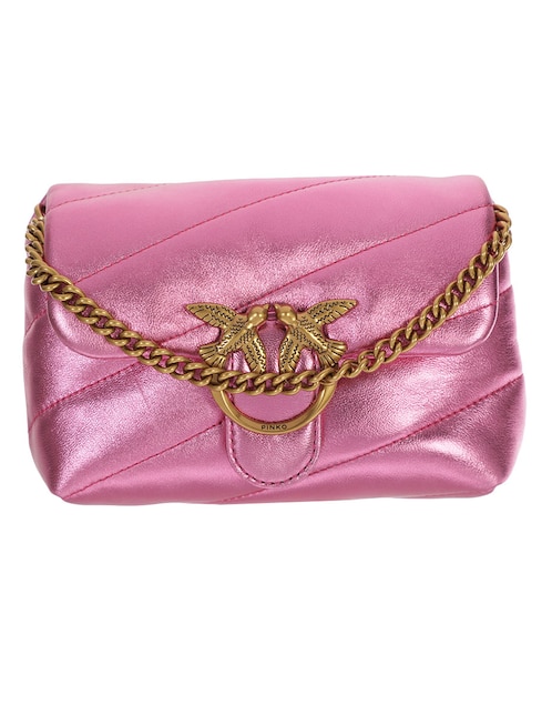 Bolsa crossbody Pinko Love Baby Puff de piel para mujer