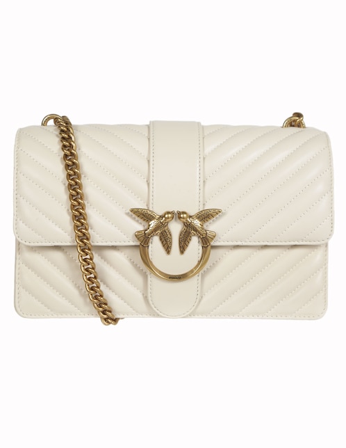 Bolsa crossbody Pinko Love One Classic de piel para mujer