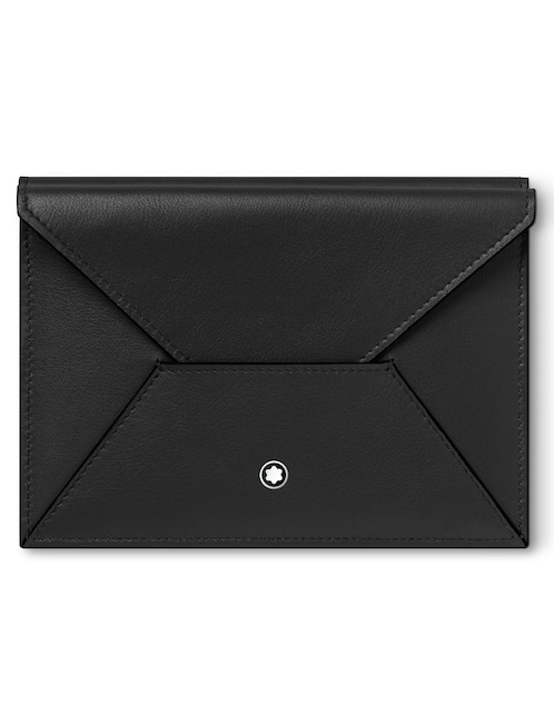 Porta pasaporte Montblanc Meisterstuck Selection Soft de piel
