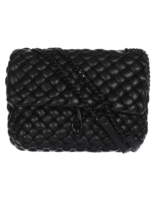 Bolsa flap de piel para mujer 1