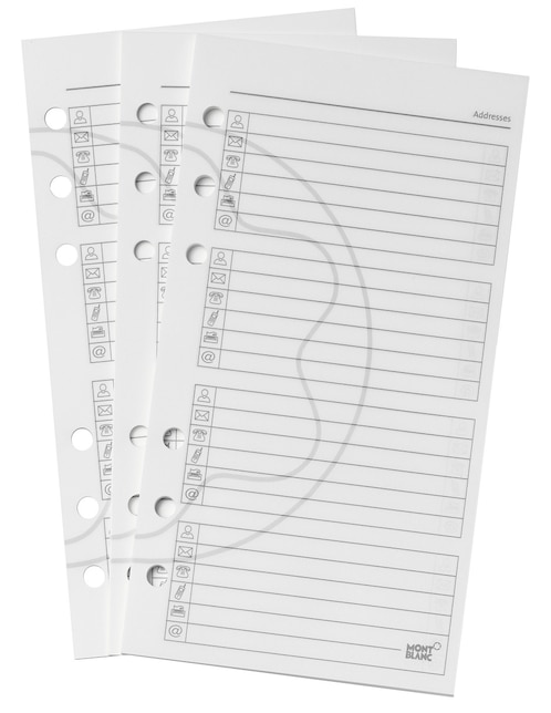 Agenda Montblanc Consumibles