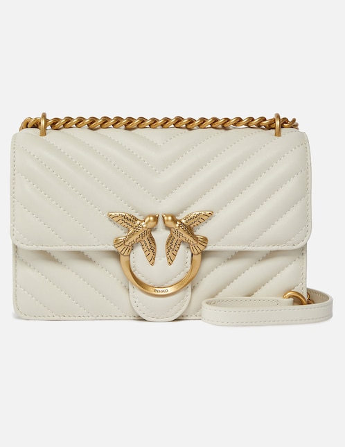 Bolsa crossbody de piel para mujer