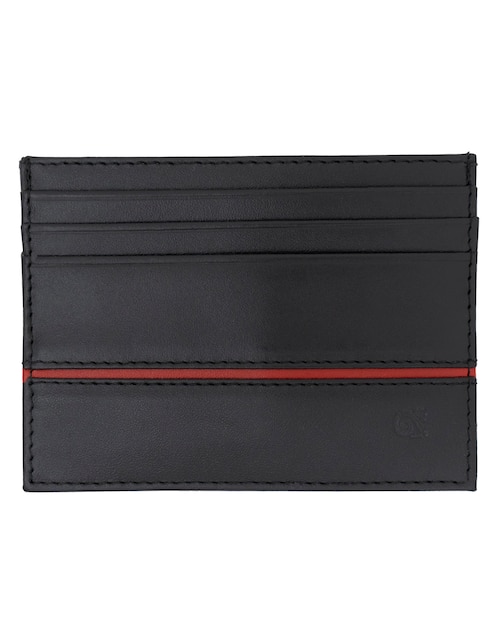 Tarjetero Pineda Covalin de piel Mariposa Monarca para hombre