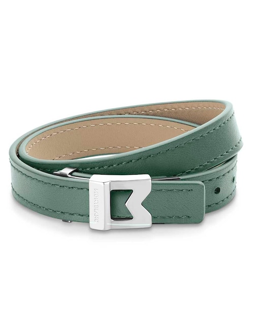 Brazalete Montblanc de piel M Lock