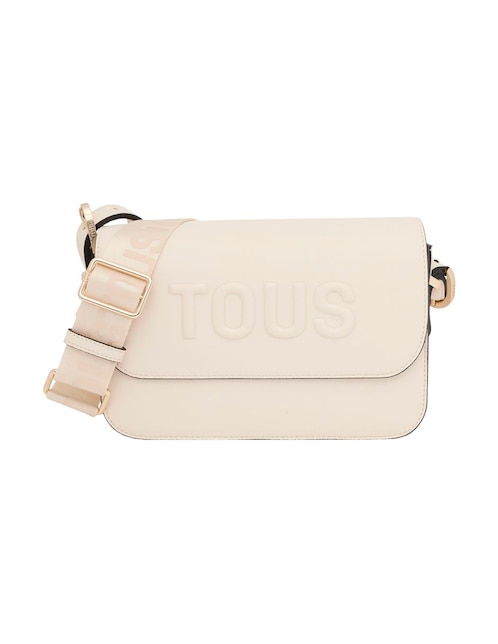 BOLSA BANDOLERA MEDIANA POLI, M, BEIGE