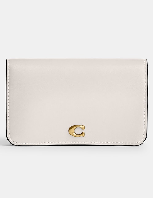 Tarjetero de piel Refined Calf Leather para mujer 1