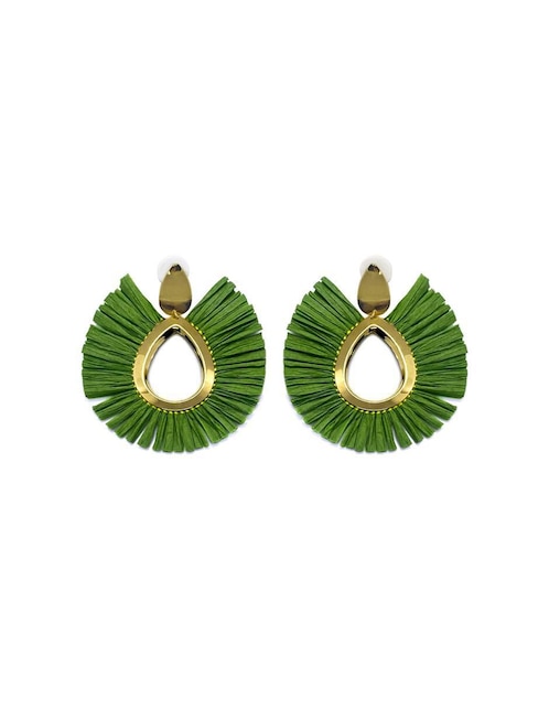 Aretes de abanico Malia Joyería con acabado pulido