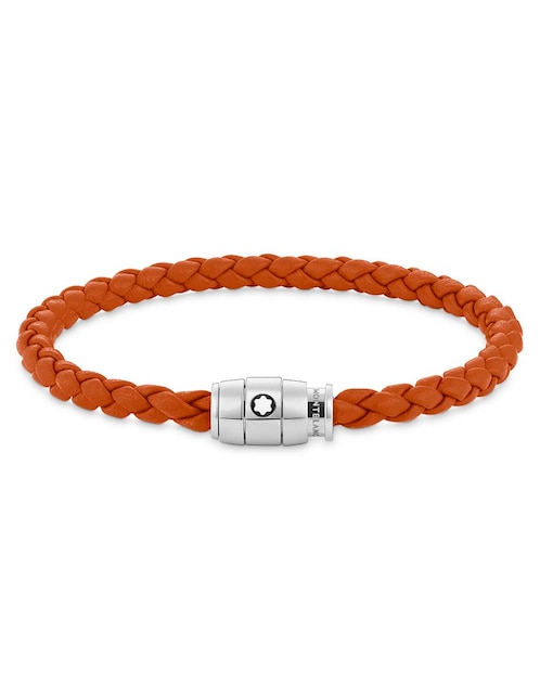 Brazalete Montblanc de piel con acabado liso