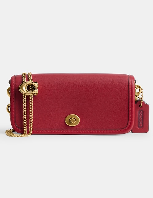 Bolsa crossbody Coach Glovetan Leather de piel para mujer