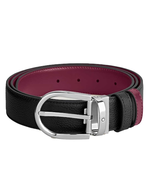 Cinturón Montblanc de piel para hombre