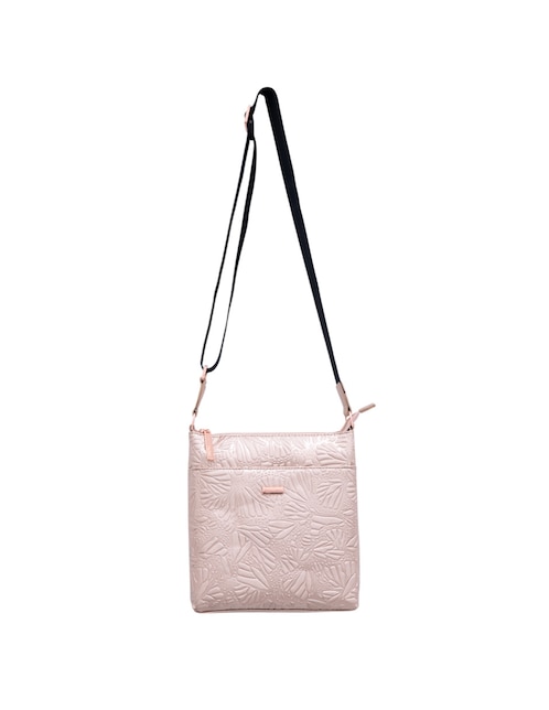 Bolsa messenger Pineda Covalin Grabado Mariposa para mujer