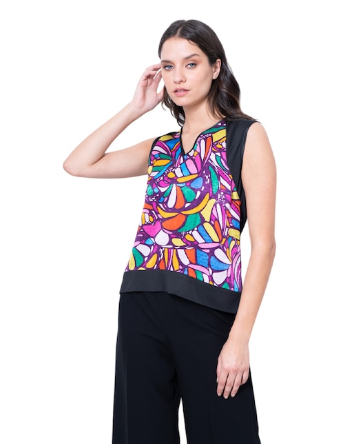 Blusa sin manga para mujer 1