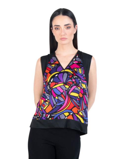 Blusa sin manga para mujer 1
