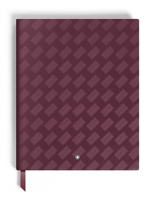 Cuaderno con funda Montblanc hoja a rayas