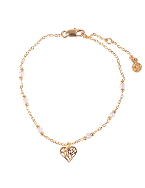 Pulsera Pineda Covalin de baño de oro Mariposa