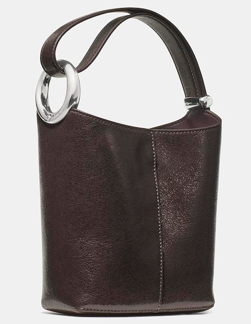 Bolsa crossbody Halo de cuero para mujer 1