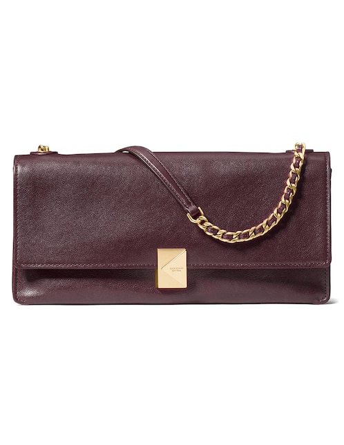 Bolsa clutch Deco de cuero para mujer 1